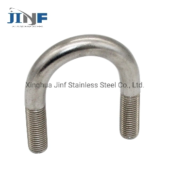 A2 A4 Stainless Steel 304 316 U Shape Clamp Bent Nut and Hex Bolt Carriage Bolt Anchor Hook Bolt