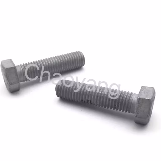 Hut Bolt/Wheel Bolt/European Truck/Grade 2 5 8 Hex Head Bolt Carbon Steel Nut Hot DIP Galvanized 3/8 5/8