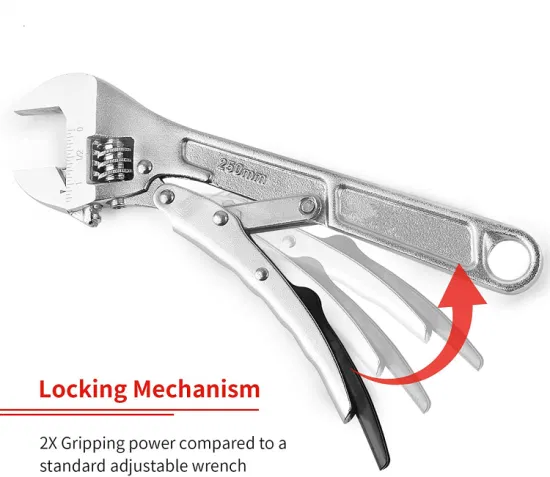 Adjustable Wrench, Adjustable Spanner, Locking Adjustable Wrench, Locking Adjustable Spanner