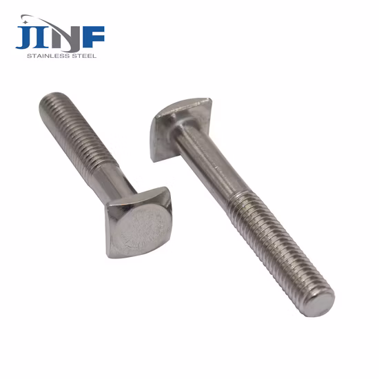 A2 A4 Stainless Steel 304 316 U Shape Clamp Bent Nut and Hex Bolt Carriage Bolt Anchor Hook Bolt